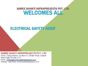 SHREE SHAKTI INFRAPROJECTS PVT LTD WELCOMES ALL ELECTRICAL