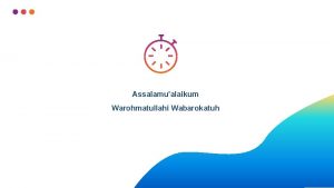 Assalamualaikum Warohmatullahi Wabarokatuh Bab 1 Organisasi Komputer Modern