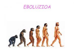 EBOLUZIOA Charles Darwin Naturalista eta biologo ingelesa izan