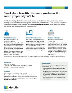 Workplace benefits the more you know the more