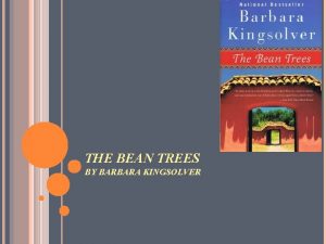 THE BEAN TREES BY BARBARA KINGSOLVER Literary Concepts