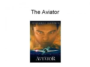 The Aviator Obsessive Compulsive Disorder OCD Characterized by