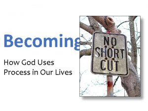 Becoming How God Uses Process in Our Lives