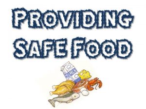 Recognizing the importance of food safety Understanding how
