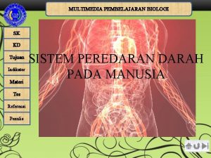 MULTIMEDIA PEMBELAJARAN BIOLOGI SK KD Tujuan Indikator Materi