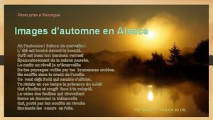 Photo prise Reiningue Images dautomne en Alsace Ah