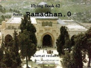 Flying Book 62 Puasa Ramadhan 0 alamat redaksi