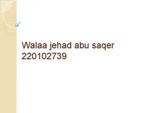 Walaa jehad abu saqer 220102739 Reference and Referring