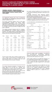 Human Leukocyte Antigens Class II alleles impacting the