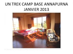 UN TREK CAMP BASE ANNAPURNA JANVIER 2013 At
