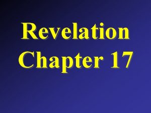 Revelation Chapter 17 Religion Revelation 17 1 And