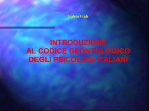 Lordinamento professionale degli Psicologi disciplinato dalla Legge 18