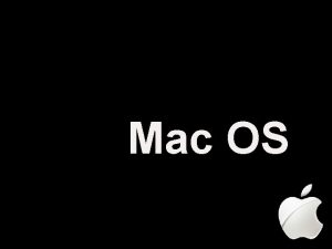 Mac OS History Mac OS X Public Beta