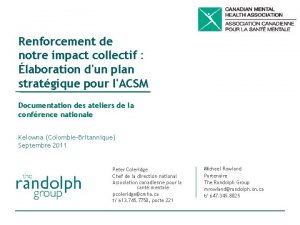 Renforcement de notre impact collectif laboration dun plan