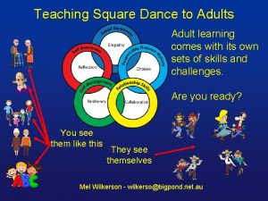 Teaching Square Dance to Adults Adult learning comes