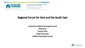 Regional Forum for Kent and the South East