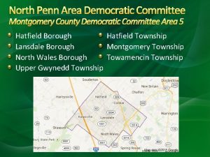 North Penn Area Democratic Committee Montgomery County Democratic