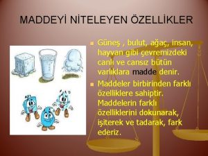 MADDEY NTELEYEN ZELLKLER n n Gne bulut aa