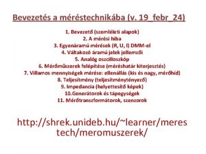 Bevezets a mrstechnikba v 19febr24 1 Bevezet szemlleti