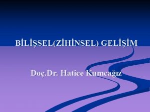 BLSELZHNSEL GELM Do Dr Hatice Kumcaz Bili evremizi