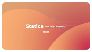 Welcome to Statica A wonderful serenity has taken