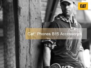 Cat Phones B 15 Accessories B 15 Spares