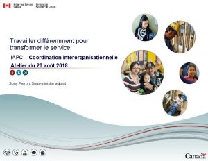 Travailler diffremment pour transformer le service IAPC Coordination