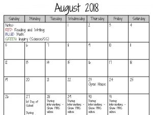 August 2018 Sunday Monday Tuesday Wednesday Thursday Friday