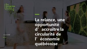 22 juin 2020 La relance une opportunit daccrotre