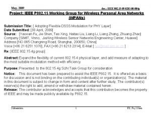 May 2009 doc IEEE 802 15 09 0283