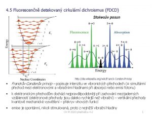 4 5 Fluorescenn detekovan cirkulrn dichroismus FDCD Stokesv