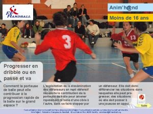 Animhnd Moins de 16 ans Progresser en dribble