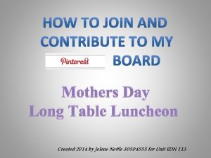 Mothers Day Long Table Luncheon Created 2014 by