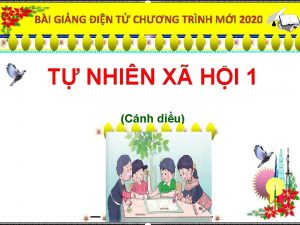 BI GING IN T CHNG TRNH MI 2020