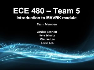 ECE 480 Team 5 Introduction to MAVRK module