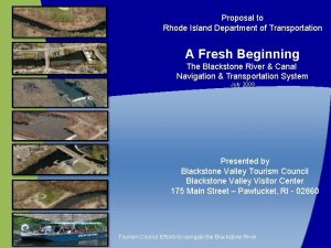 Proposal to Rhode Island Department of Transportation A