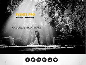 EVENTS PRO Wedding Events Planning COMPANY BROCHURE If