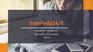 Sote Peda 247 e Healthan introduction Description of