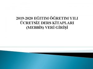 2019 2020 EITIM RETIM YILI CRETSZ DERS KTAPLARI