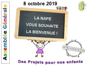 Assemble Gnrale 8 octobre 2019 LA NAPE VOUS