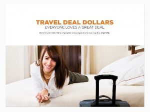 Travel Deal Dollars Highvalue lowcost gifts are the