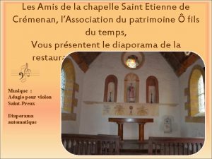 Les Amis de la chapelle Saint Etienne de