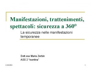 Manifestazioni trattenimenti spettacoli sicurezza a 360 La sicurezza