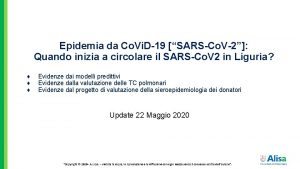 Epidemia da Co Vi D19 SARSCo V2 Quando