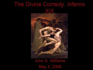 The Divine Comedy Inferno XIX John S Williams