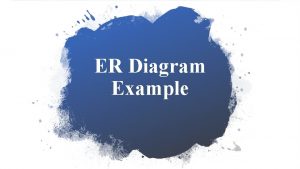 ER Diagram Example Example1 A university registrars office