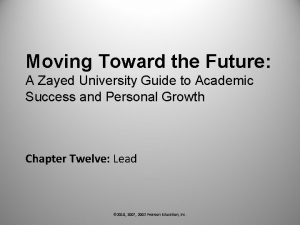 Moving Toward the Future A Zayed University Guide