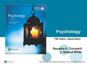 Psychology Fifth Edition Global Edition Saundra K Ciccarelli
