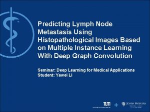 Predicting Lymph Node Metastasis Using Histopathological Images Based