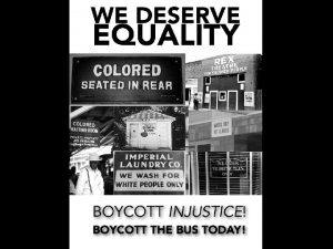 The Civil Rights Movement The Montgomery Bus Boycott